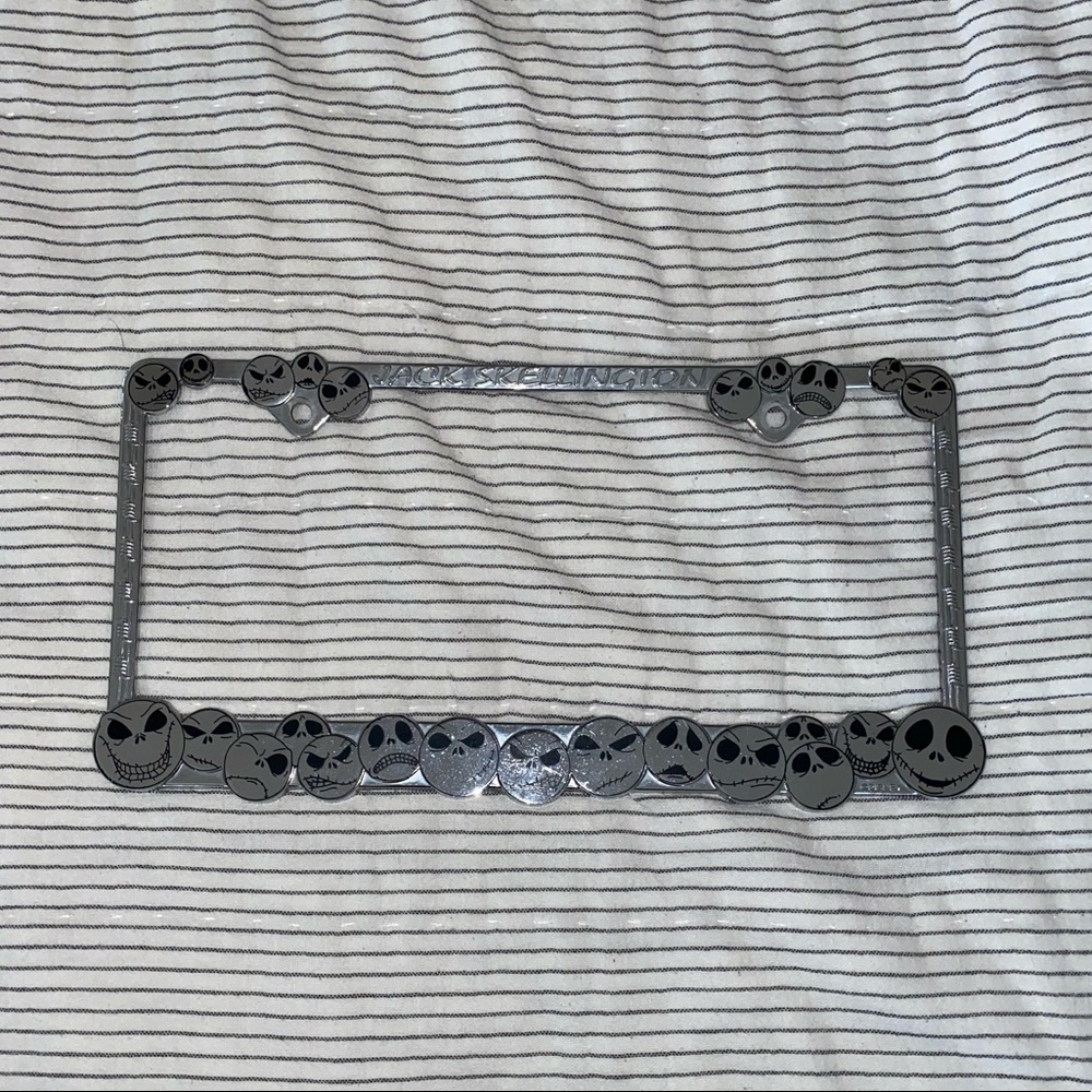 Nightmare before Christmas license plate cover